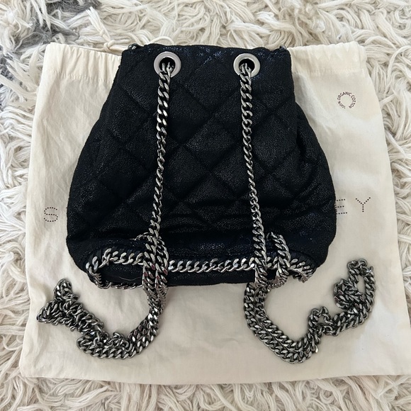 falabella mini backpack silver Stella McCartney White Labellov Stella mccartney is the british luxury house behind some of the most recognisable accessories around Stella McCartney Women's Black Falabella